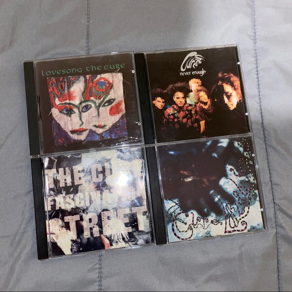4 All The Cure CDs all CD singles